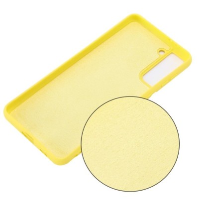 Samsung Galaxy S21+ (G996B) Shell (TPU) твердый силиконовый чехол - жёлтый | Vacins.lv