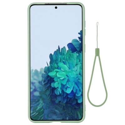 Samsung Galaxy S21+ (G996B) „Shell“ cieta silikona (TPU) zaļš apvalks | Vacins.lv