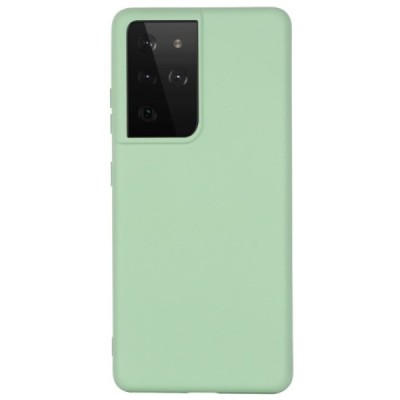 Samsung Galaxy S21 Ultra (G998B) Shell (TPU) твердый силиконовый чехол - зелёный| Vacins.lv