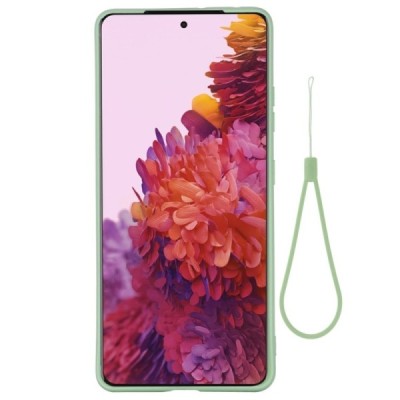Samsung Galaxy S21 Ultra (G998B) Shell (TPU) твердый силиконовый чехол - зелёный| Vacins.lv