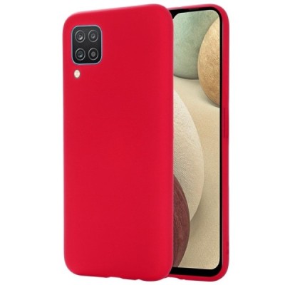 Samsung Galaxy A12 (A125F) Shell (TPU) твердый силиконовый чехол - красный | Vacins.lv
