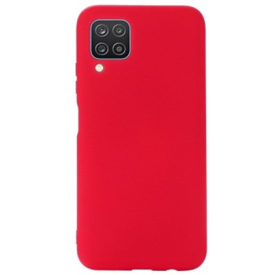 Samsung Galaxy A12 (A125F) Shell (TPU) твердый силиконовый чехол - красный | Vacins.lv