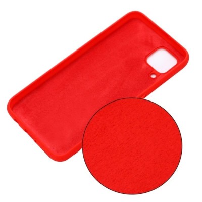 Samsung Galaxy A12 (A125F) Shell (TPU) твердый силиконовый чехол - красный | Vacins.lv