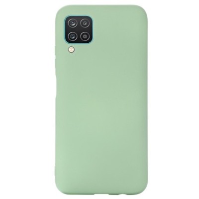 Samsung Galaxy A12 (A125F) „Shell“ cieta silikona (TPU) zaļš apvalks | Vacins.lv