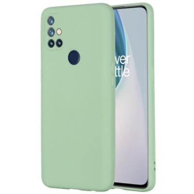 OnePlus Nord N10 5G „Shell“ cieta silikona (TPU) zaļš apvalks | Vacins.lv
