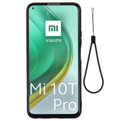 Xiaomi Mi 10T (Mi 10T Pro) Shell (TPU) твердый силиконовый чехол - чёрный | Vacins.lv