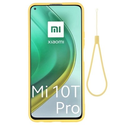 Xiaomi Mi 10T (Mi 10T Pro) Shell (TPU) твердый силиконовый чехол - жёлтый | Vacins.lv