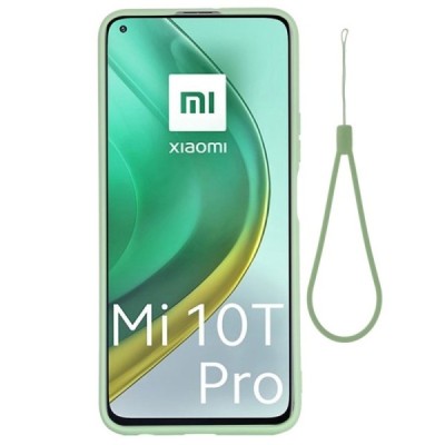 Xiaomi Mi 10T (Mi 10T Pro) „Shell“ cieta silikona (TPU) zaļš apvalks | Vacins.lv