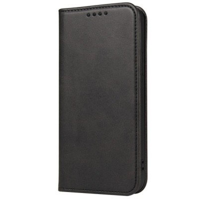 Samsung Galaxy S21 (G991B) „Split“ чёрный кожаный чехол-книжка | Vacins.lv