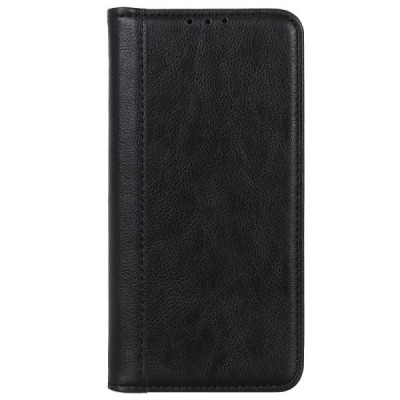 Samsung Galaxy S21+ (G996B) чёрный кожаный чехол-книжка | Vacins.lv