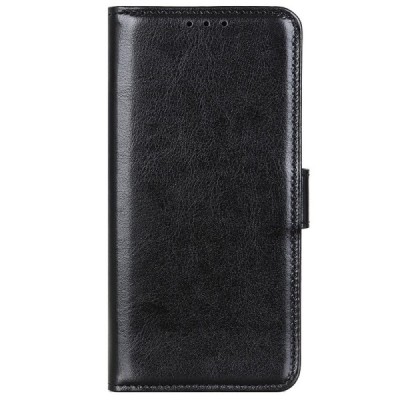 LG K61 открываемый чёрный кожаный чехол - книжка | Vacins.lv