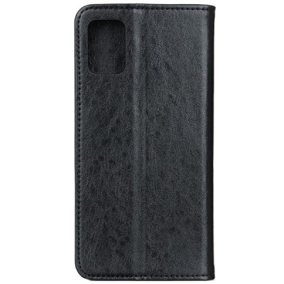 LG K42 чёрный кожаный чехол-книжка | Vacins.lv