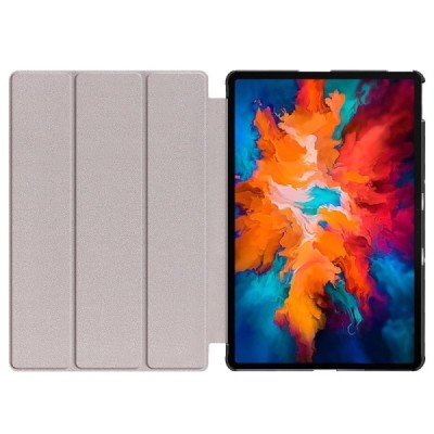 Lenovo Tab P11 Pro 11.5" (J706F) чёрный кожаный чехол-книжка (складной) | Vacins.lv