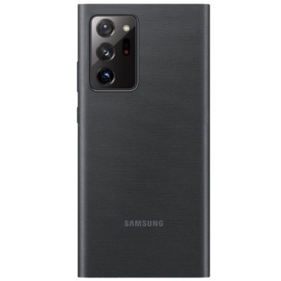 Samsung Galaxy Note 20 Ultra (N986F) oficiāls Smart Led View Cover atvērams melns maciņš (maks) | Vacins.lv