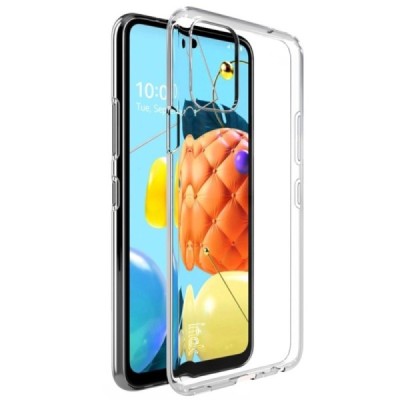 LG K52 „Imak“ cieta silikona (TPU) dzidrs apvalks | vacins.lv