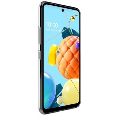 LG K52 „Imak“ cieta silikona (TPU) dzidrs apvalks | vacins.lv