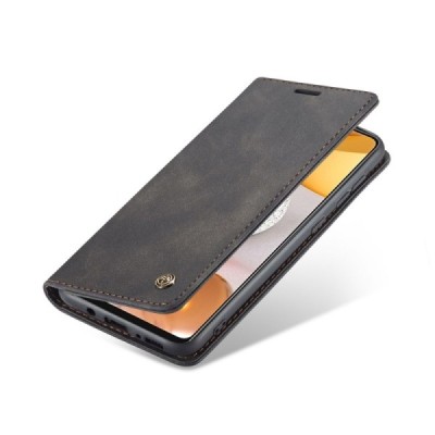 Samsung Galaxy S21+ (G996B) CaseMe Retro открываемый, чёрного цвета, кожаный чехол – книжка | Vacins.lv