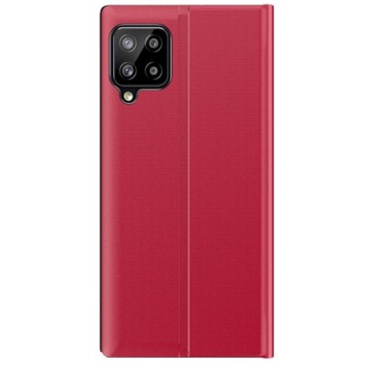 Samsung Galaxy A42 5G View Line sarkans atvērams maciņš (maks) | Vacins.lv