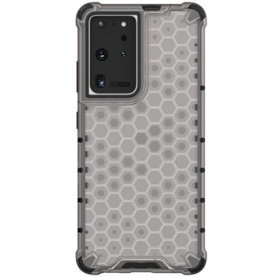 Honeycomb pastiprinātas aizsardzības dzidrs Samsung Galaxy S21 Ultra (G998B) apvalks | Vacins.lv