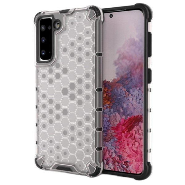 „Honeycomb“ усиленный защитный чехол - прозрачный (Galaxy S21)
