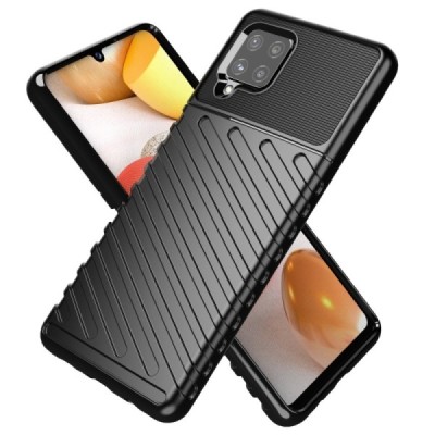 Samsung Galaxy A42 5G Twill твердый силиконовый чехол из TPU чёрного цвета | Vacins.lv