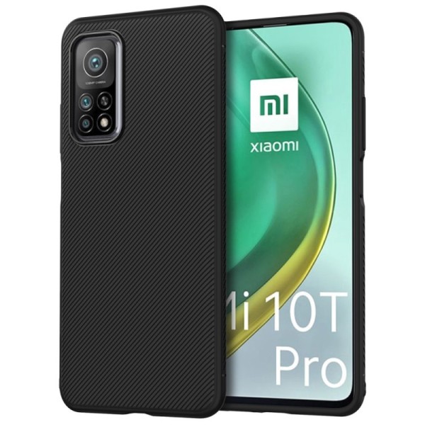 „Jazz“ твердый силиконовый (TPU) чехол - чёрный (Mi 10T / 10T Pro)