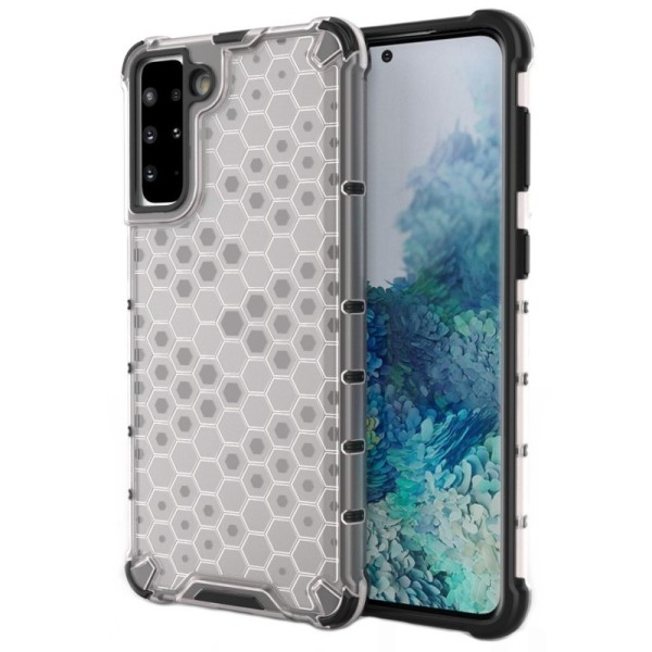 „Honeycomb“ pastiprinātas aizsardzības apvalks - dzidrs (Galaxy S21+)