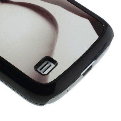 Samsung Galaxy S4 Mini retro plastmasas futrālis - lūpas / Vacins.lv