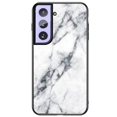 Samsung Galaxy S21+ (G996B) „Marble“ cieta silikona (TPU) balts apvalks | vacins.lv