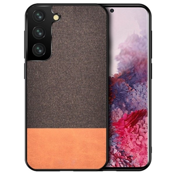 „Bi-Color“ Splicing чехол - коричневый (Galaxy S21)