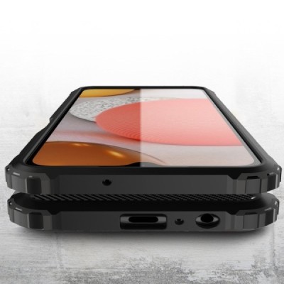 Pastiprinātas aizsardzības melns Samsung Galaxy A12 (A125F) apvalks | Vacins.lv