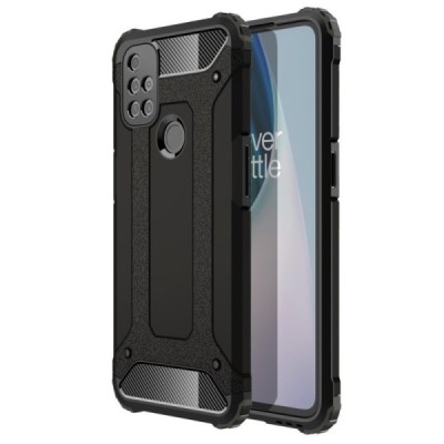 Pastiprinātas aizsardzības melns OnePlus Nord N10 5G apvalks | Vacins.lv