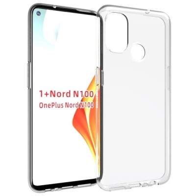 OnePlus Nord N100 cieta silikona (TPU) dzidrs apvalks | vacins.lv