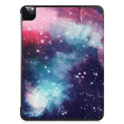 Apple iPad Pro 11 (2021 / 2020 / 2018) „Cosmo“ открываемый разноцветный кожаный чехол - книжка | Vacins.lv