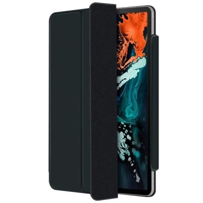 Apple iPad Pro 11 (2022, 2021, 2020, 2018, Air 4 2020) Leather Smart Cover melns atvēramais maciņš | Vacins.lv