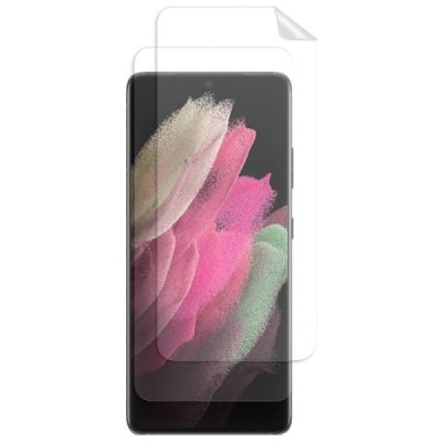 Samsung Galaxy S21+ (G996B) прозрачная защитная пленка с полным покрытием экрана | Vacins.lv