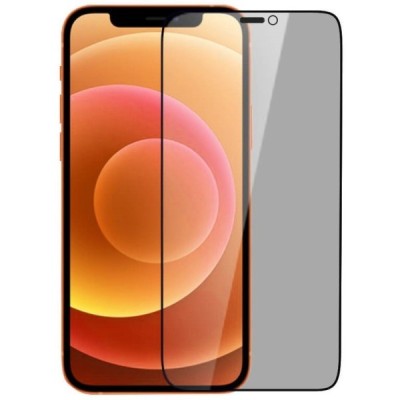 Apple iPhone 12 Mini Nillkin Tempered Glass privāta melns ekrāna aizsargstikls | Vacins.lv