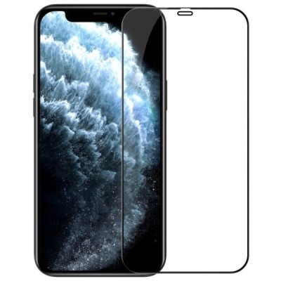 Apple iPhone 12 Pro Max Nillkin CP Tempered Glass melns ekrāna aizsargstikls | Vacins.lv
