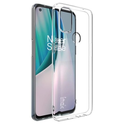OnePlus Nord N10 5G „Imak“ cieta silikona (TPU) dzidrs apvalks | vacins.lv