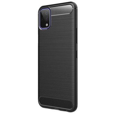 LG K42 „Carbon“ твердый силиконовый чехол (TPU) - черный | Vacins.lv