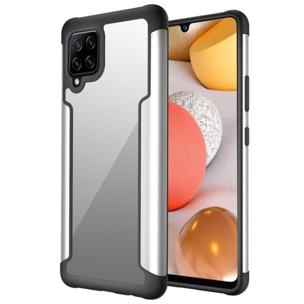 „FOCUS“ чехол - прозрачный / серебристый (Galaxy A42 5G)