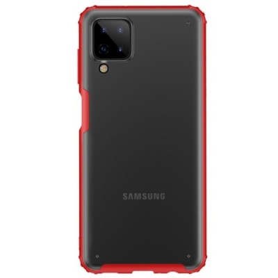 Samsung Galaxy A12 (A125F) „Armor“ dzidrs apmales sarkanā krāsā apvalks | Vacins.lv