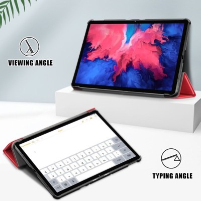 Lenovo Tab P11 11" (J606F) atvēramais sarkans maciņš | Vacins.lv