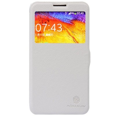 Samsung Galaxy Note 3 Neo N7505 „Nillkin“ Fresh atvēramais melns futrālis / Vacins.lv