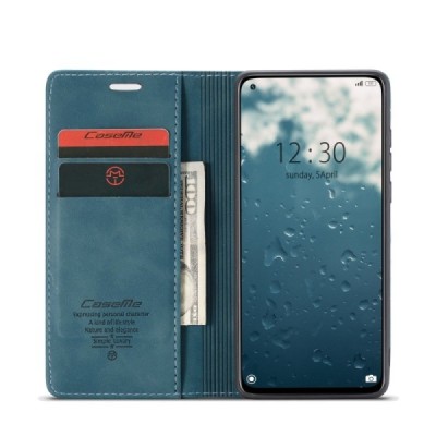 Xiaomi Mi 10T (Mi 10T Pro) CaseMe Retro открываемый, зелёного цвета, кожаный чехол – книжка | Vacins.lv