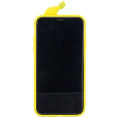 Apple iPhone 11 „Squezy“ Banana dzeltens cieta silikona (TPU) apvalks | vacins.lv