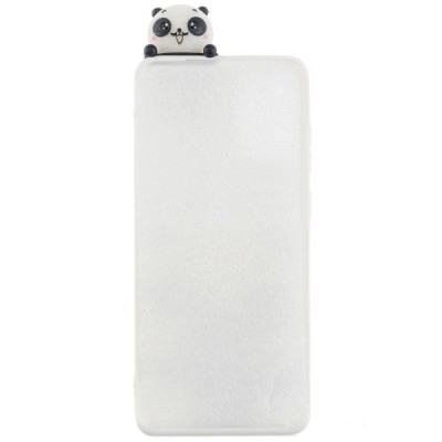 Samsung Galaxy A41 (A415F) „Squezy“ cieta silikona (TPU) balts apvalks | vacins.lv