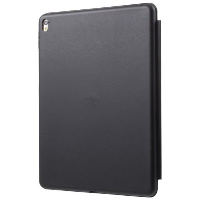 Apple iPad Pro 9.7" kлассический открываемый чехол из черной кожи | Vacins.lv