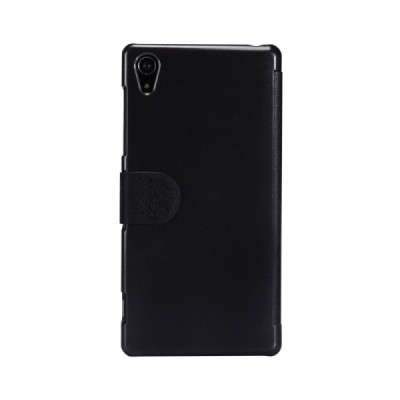 Sony Xperia Z2 „Nillkin“ Fresh atvēramais melns futrālis / Vacins.lv