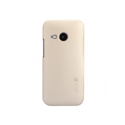 HTC One Mini 2 (HTC One M8 mini) Nillkin Frosted Shield zelts plastmasas futrālis + ekrāna aizsargplēve / Vacins.lv